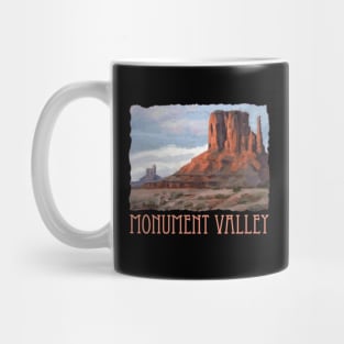 Monument Valley, Arizona & Utah, scenic mountain colorful landscape souvenir design Mug